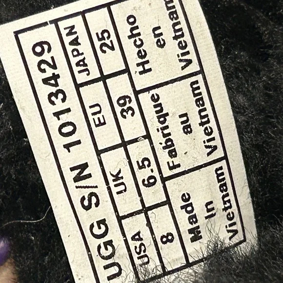 UGG Black Suede Boots size 8 - Picture 8 of 8